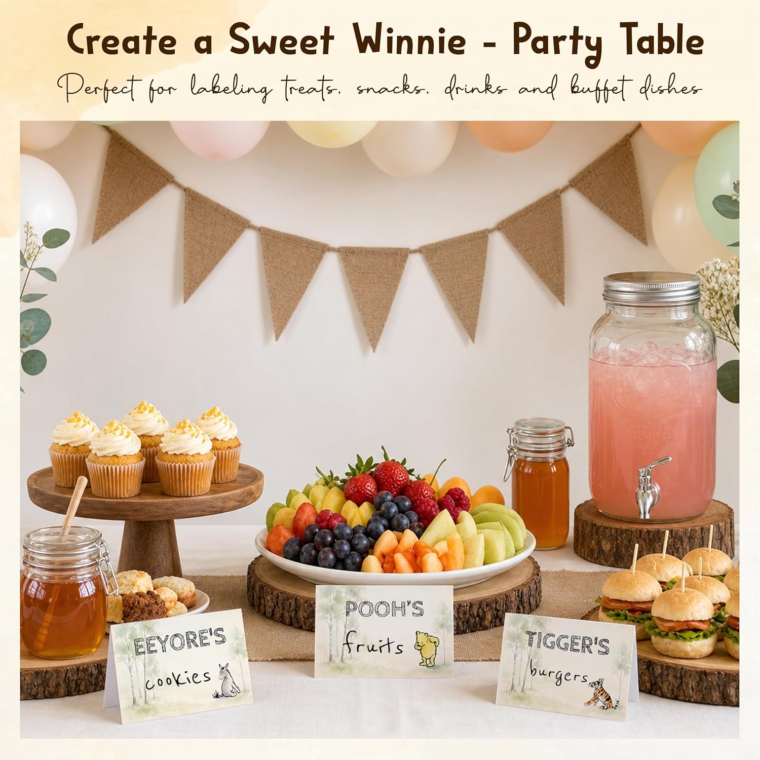 Winnie Food Labels for Party — photo 6