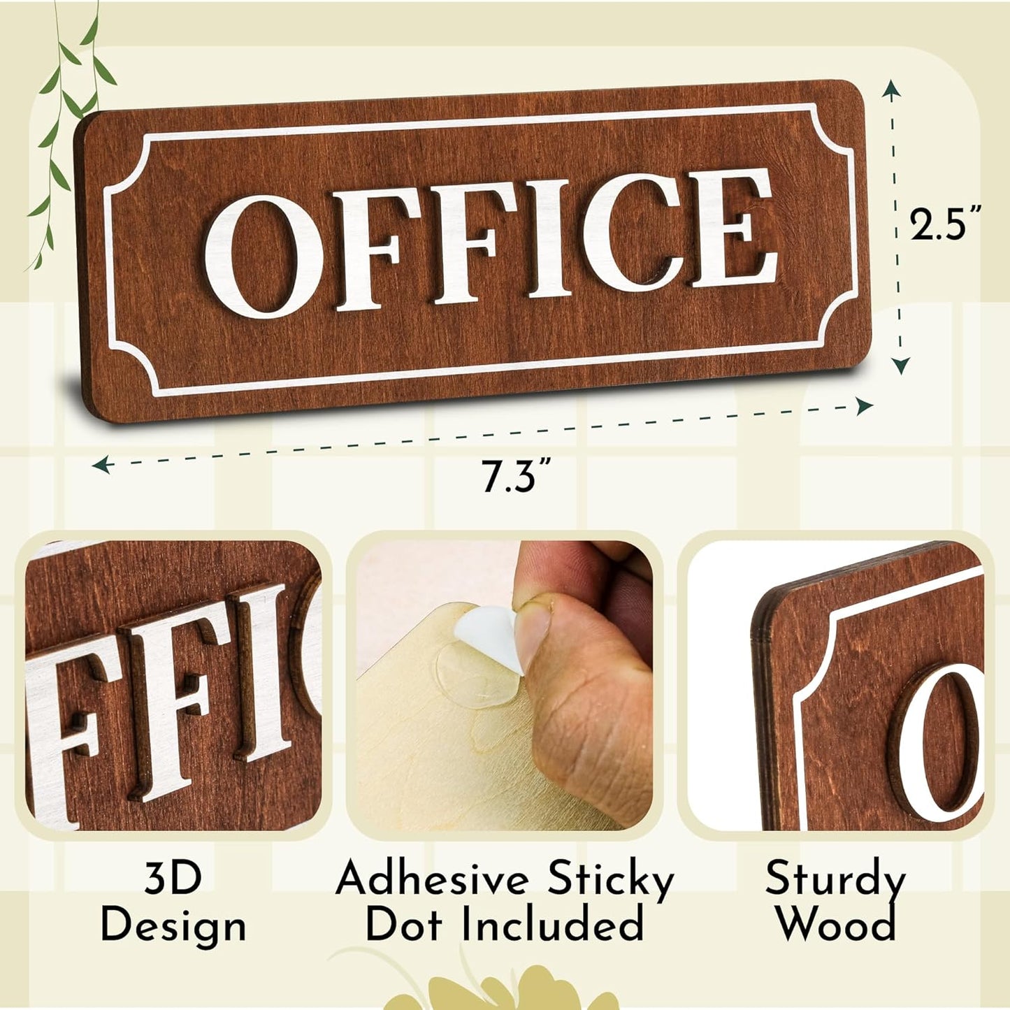Office Sign For Door — photo 2