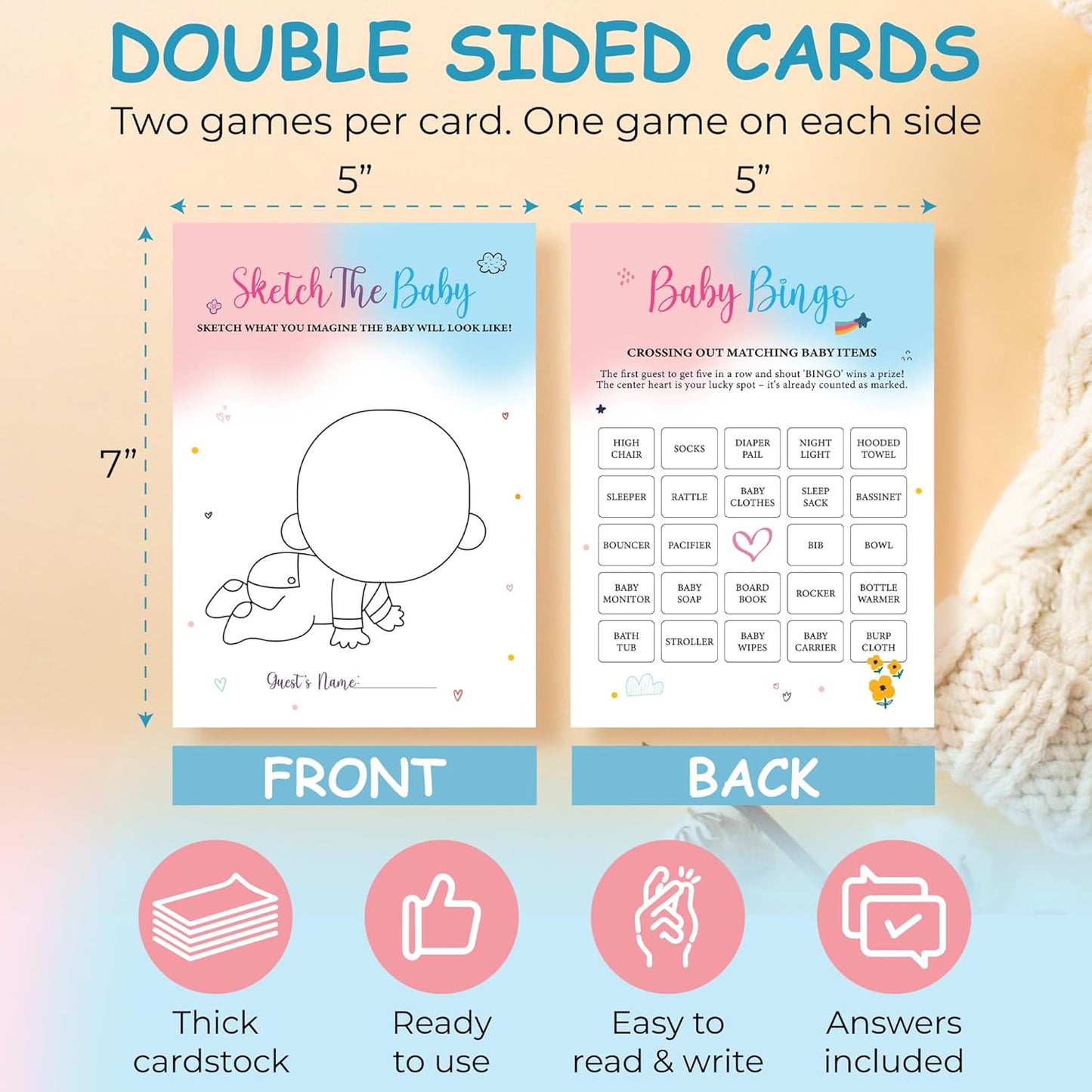 Baby Gender Reveal Bingo — photo 3