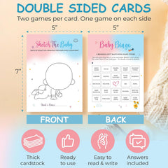 Baby Gender Reveal Bingo — view 3