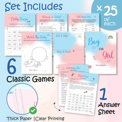 Baby Gender Reveal Bingo — view 2