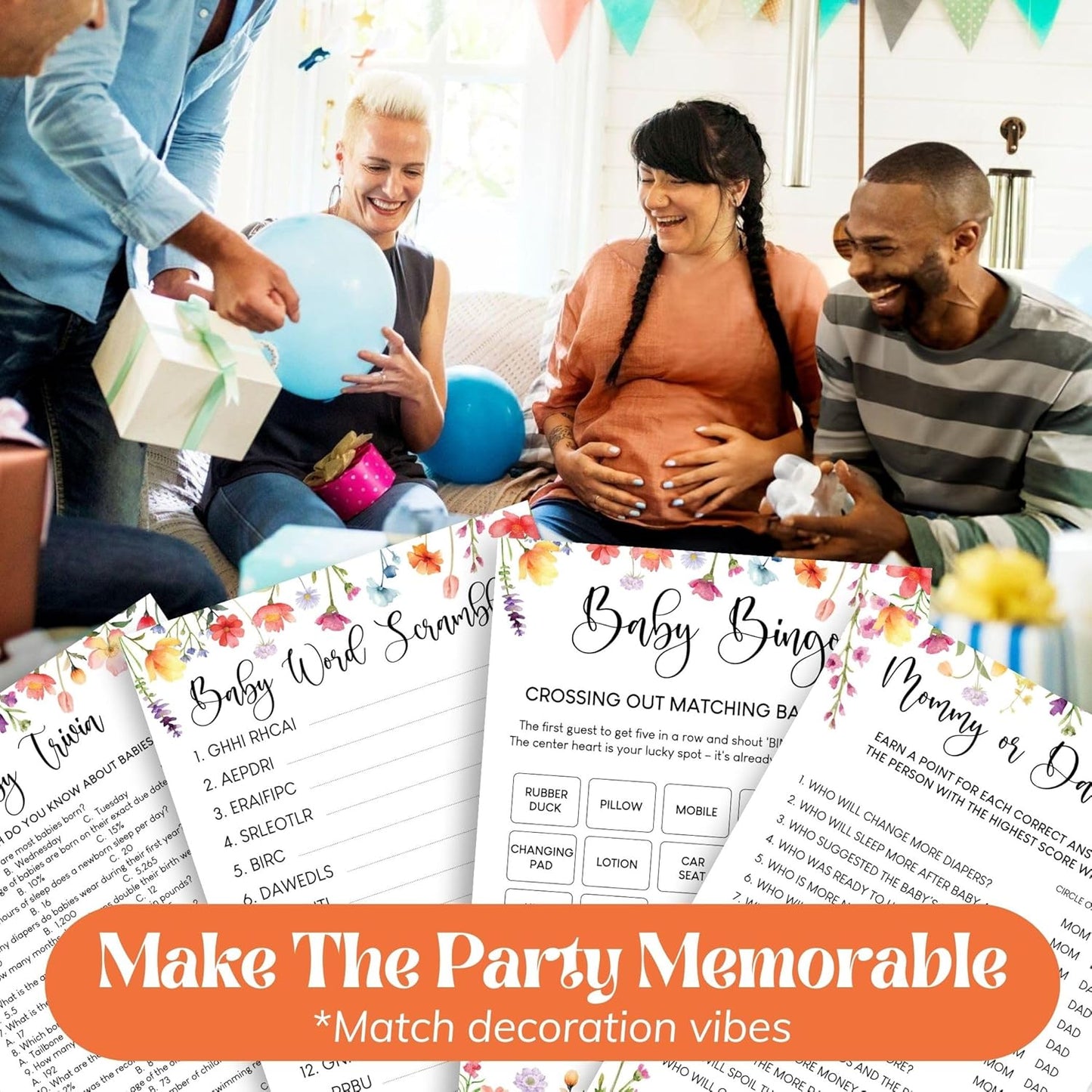 Floral Baby Shower Games — photo 5