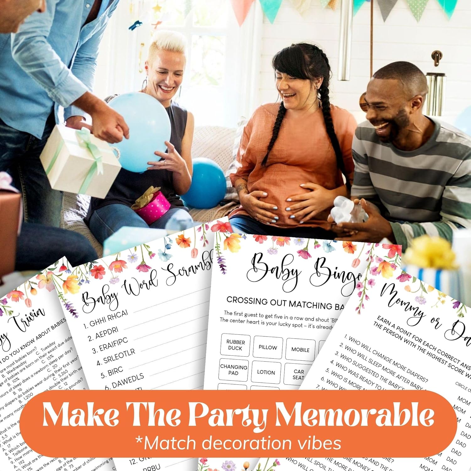 Floral Baby Shower Games — photo 5