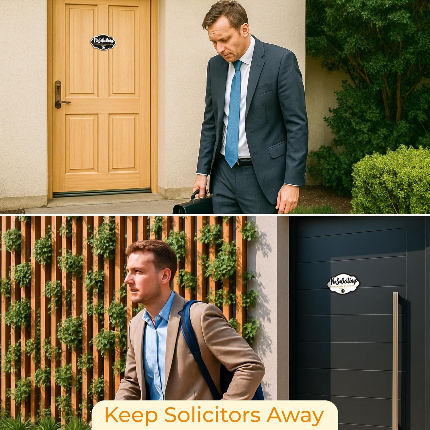 No Soliciting Sign 2 Pack — photo 4