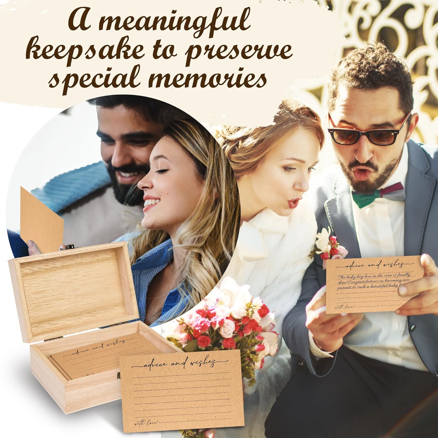 Advice and Wishes Cards Box — photo 5