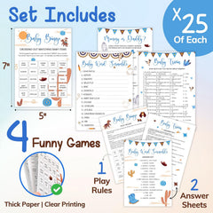 Cowboy Baby Shower Games — view 2