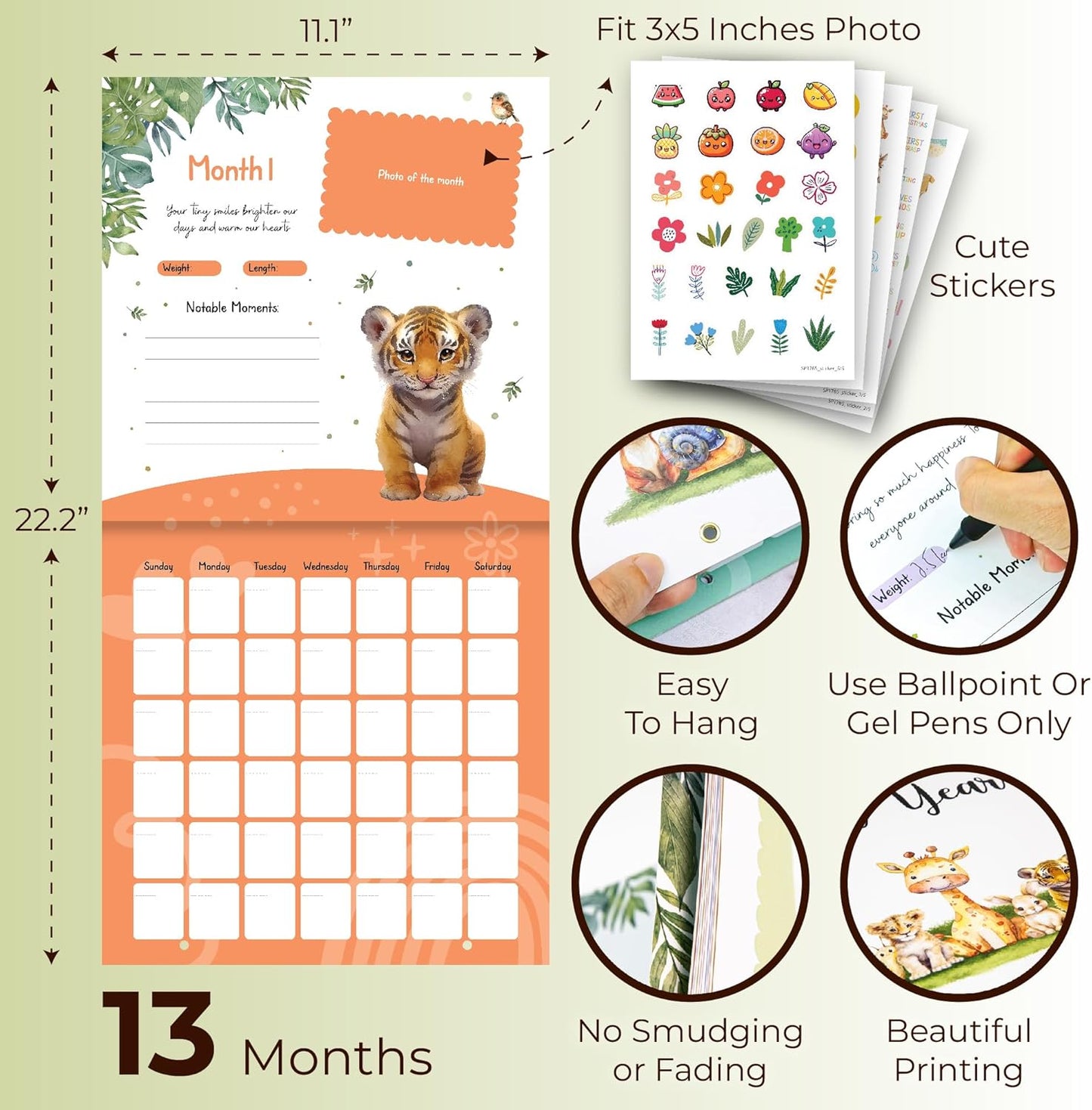 Baby First Year Calendar — photo 2