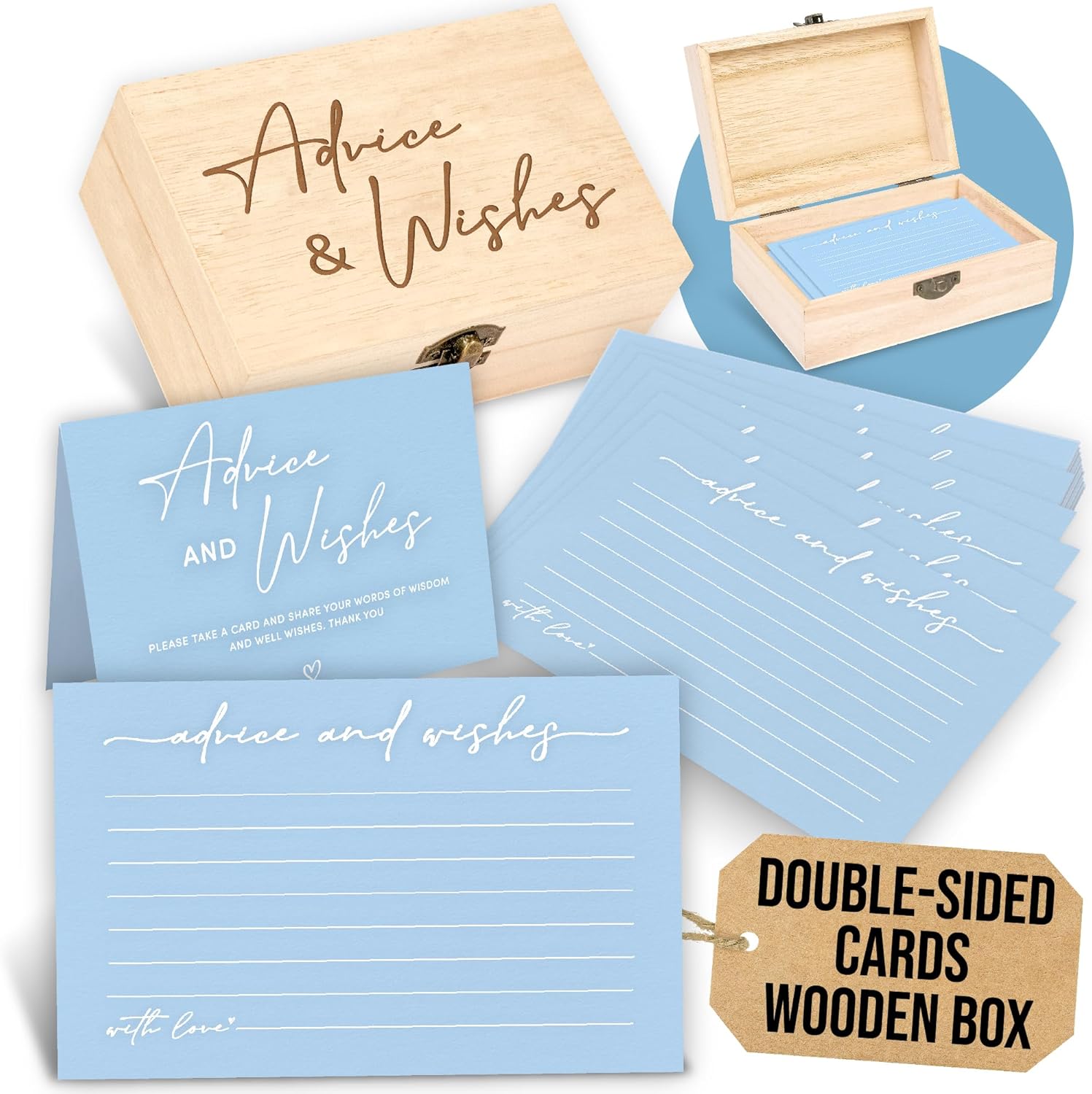 Blue Advice and Wishes Box — photo 1