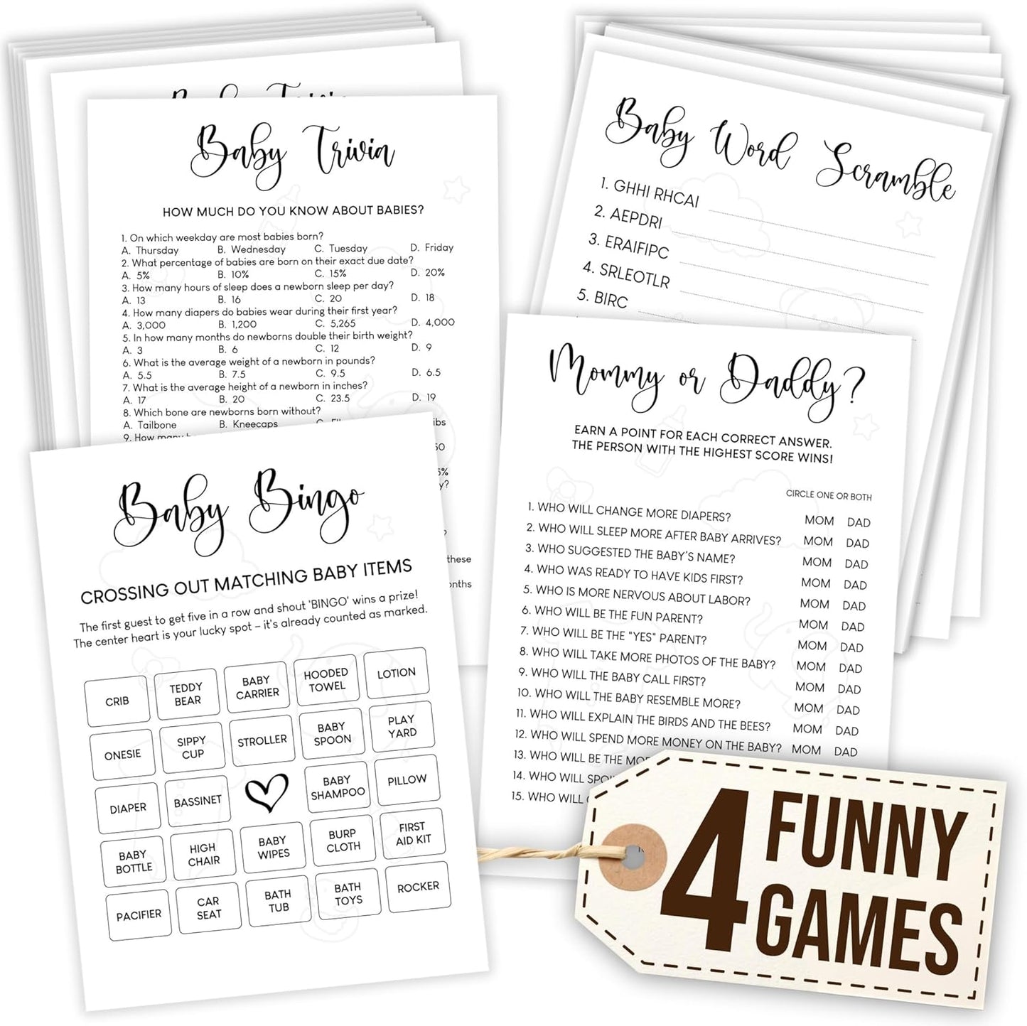 Floral Baby Shower Games — photo 14