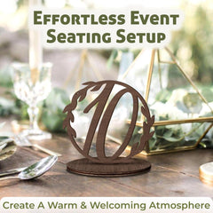 Rustic Wedding Table Numbers 1-20 — view 4