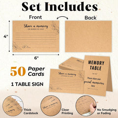 Share A Memory Funeral Cards — view 2