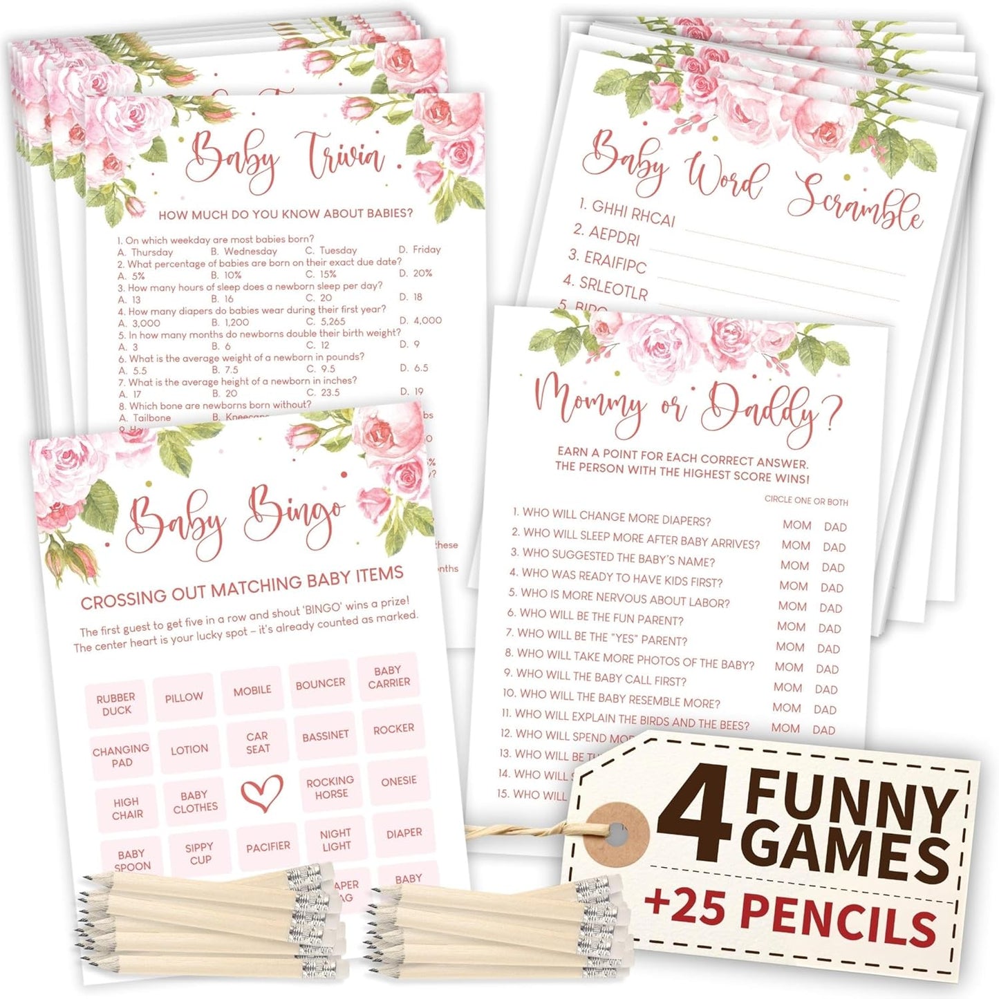 Floral Baby Shower Games — photo 13