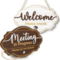 Meeting In Progress Sign