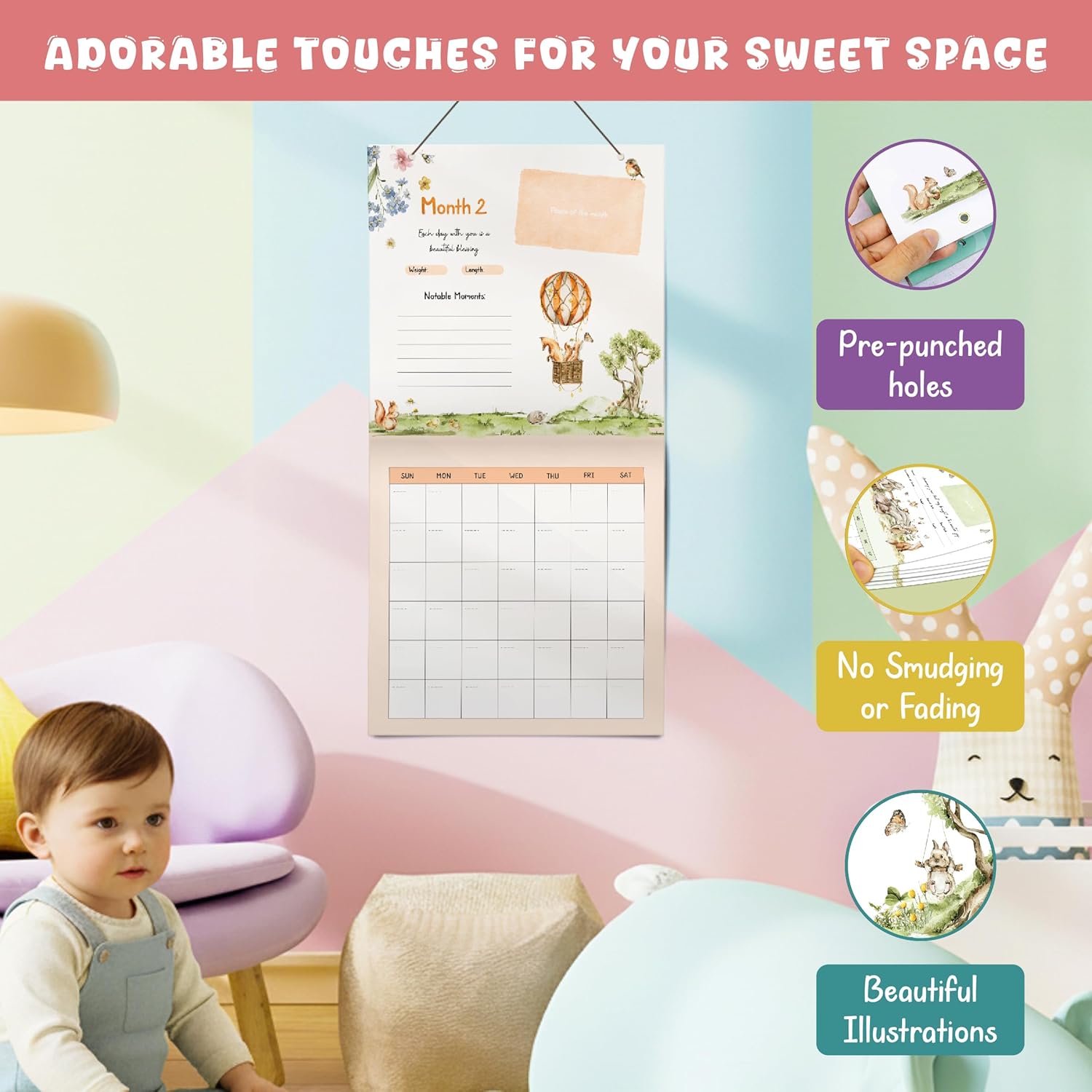 Wildflower Baby Year Calendar — photo 4