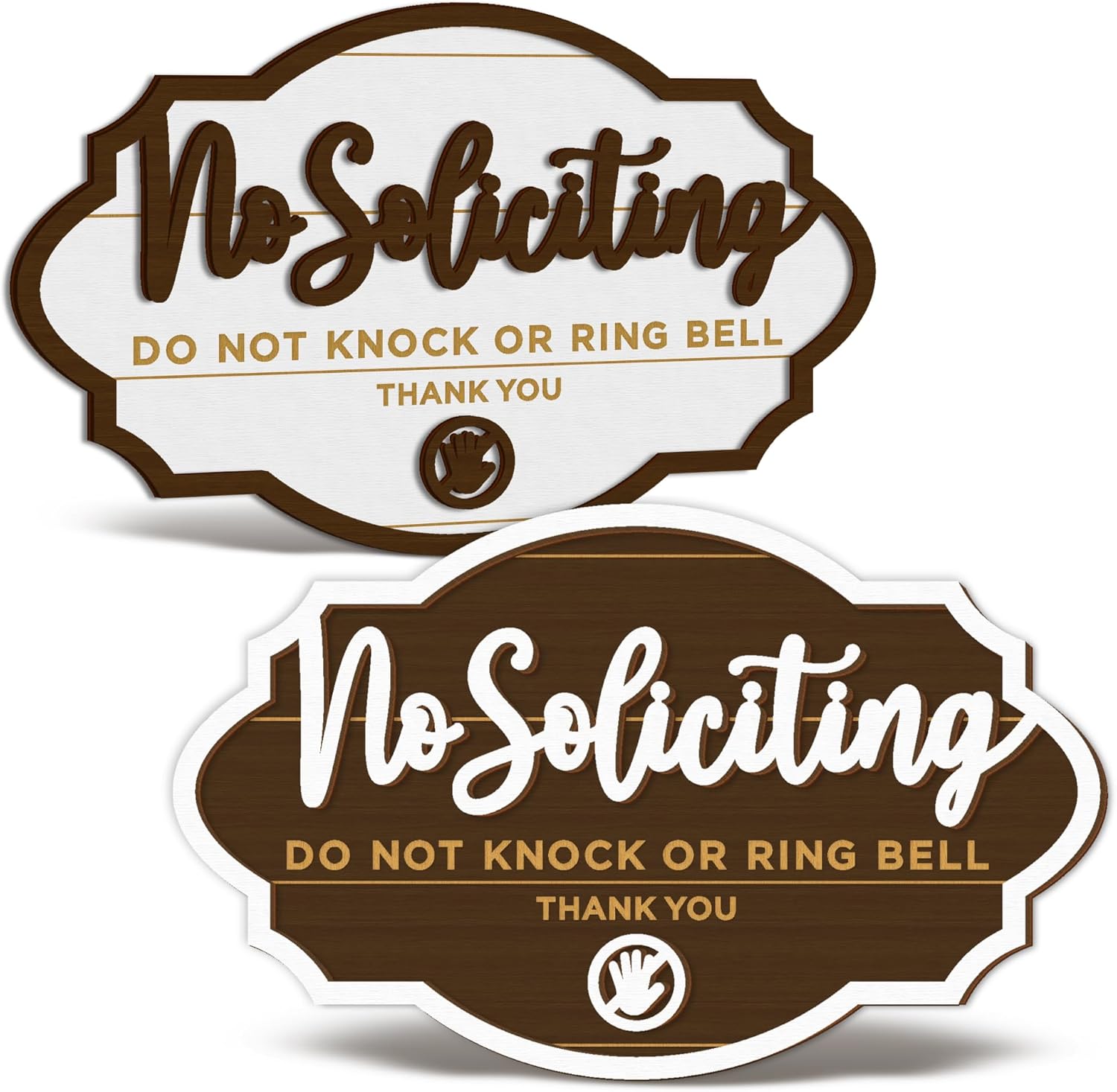 No Soliciting Sign 2 Pack — photo 7