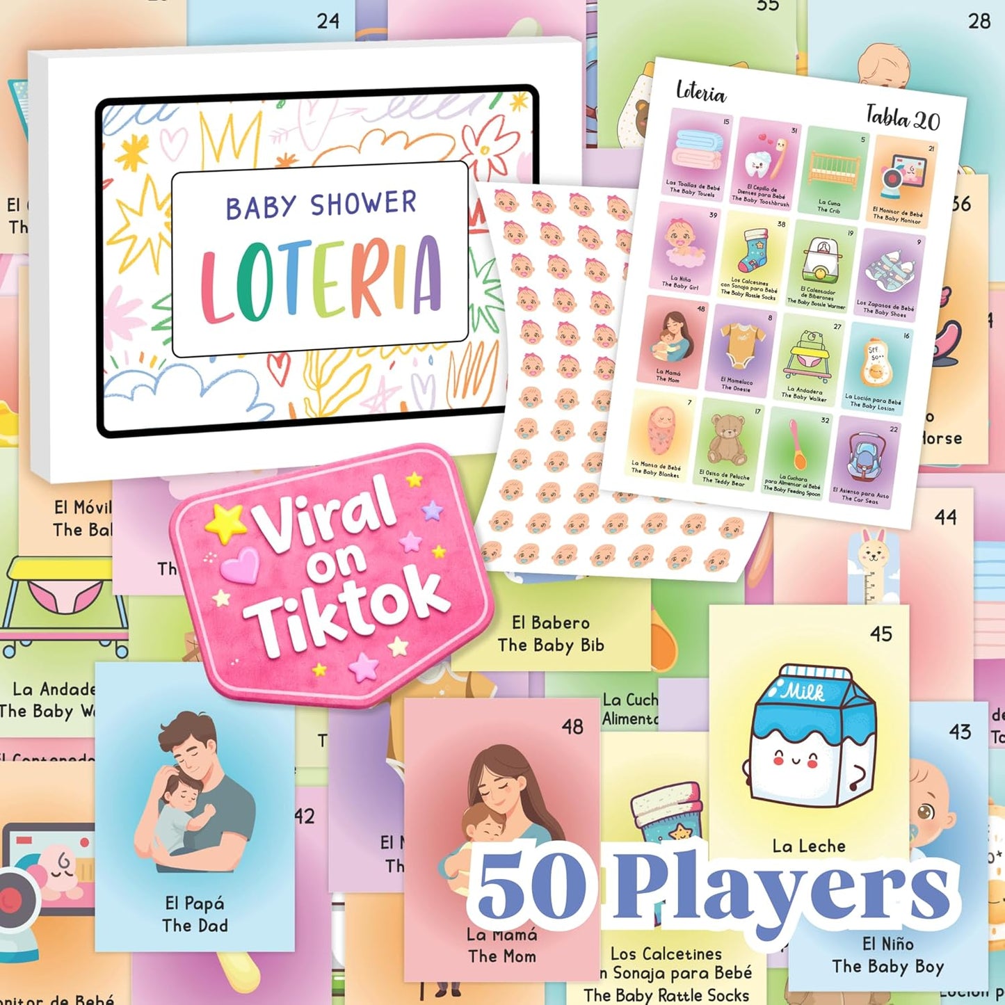 Bilingual Baby Shower Loteria 50 — photo 1