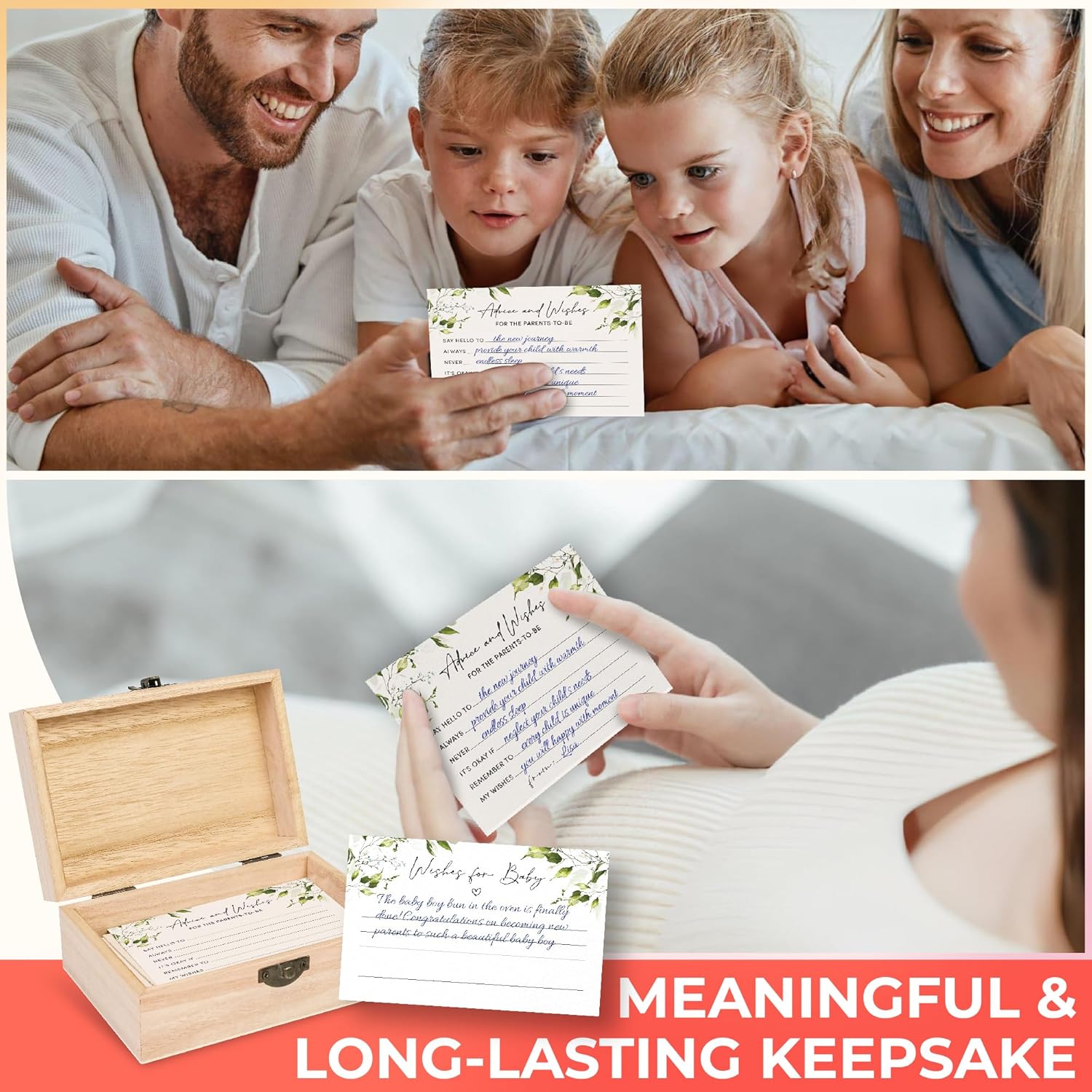 Greenery Baby Advice Cards — photo 6