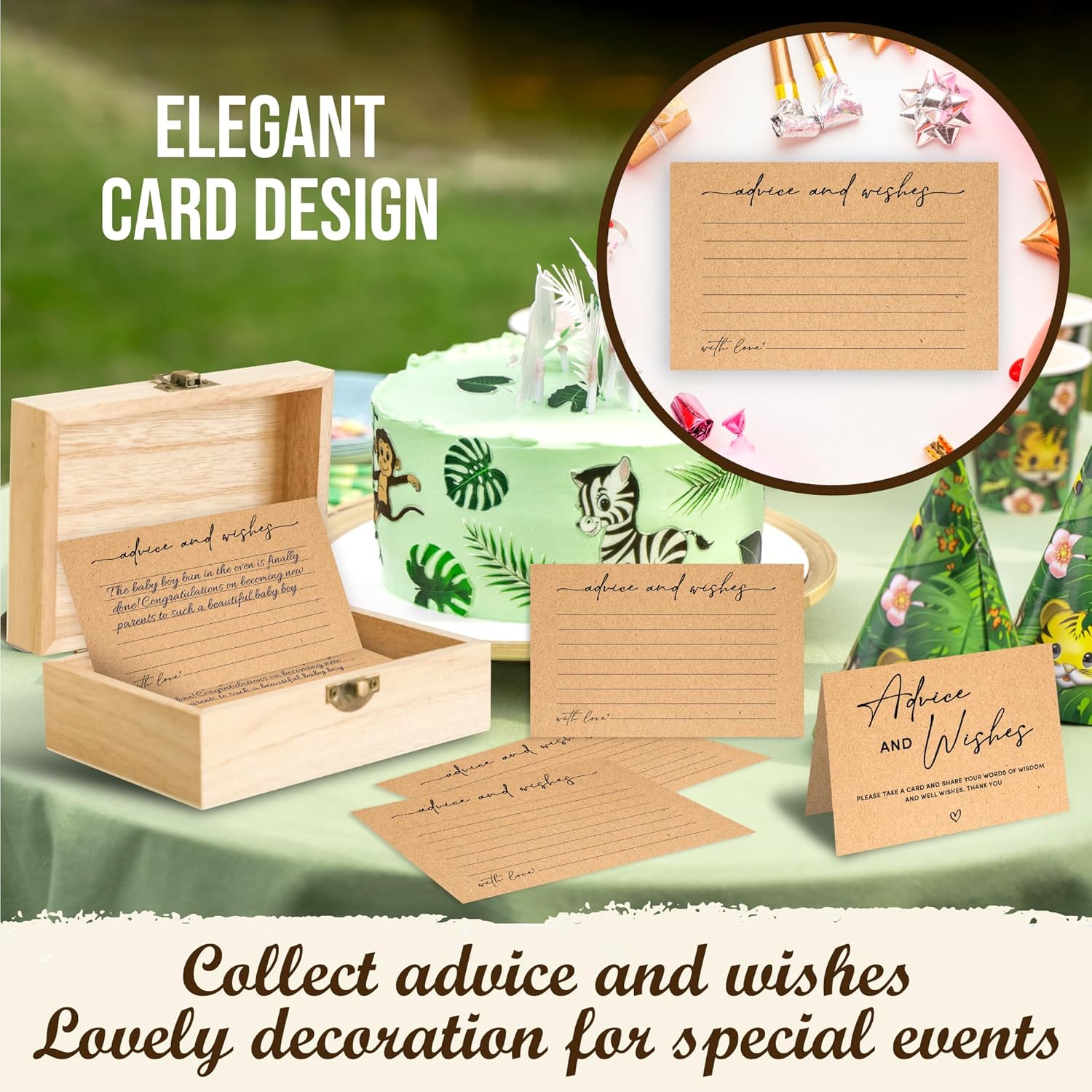 Advice and Wishes Cards Box — photo 3