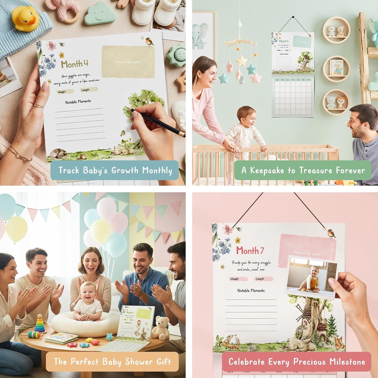 Wildflower Baby Year Calendar — photo 6