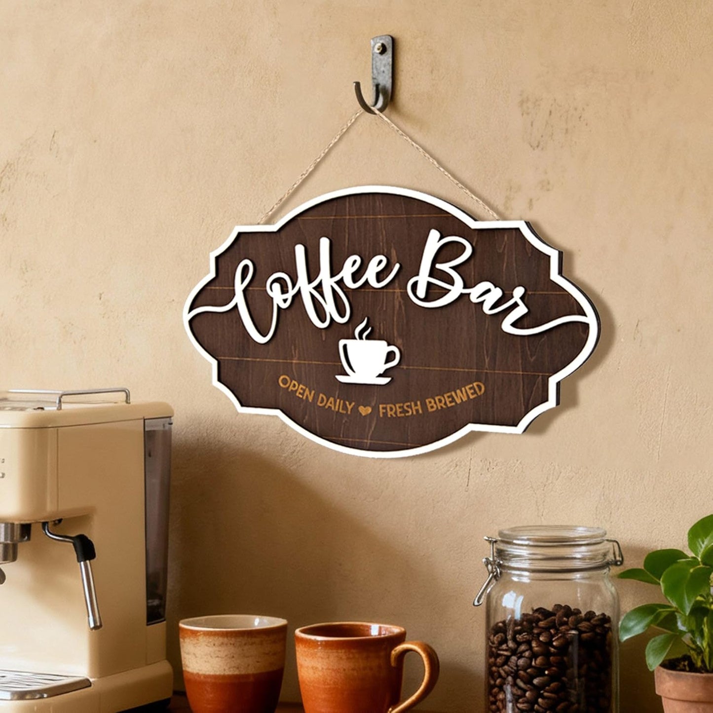 Coffee Bar Signs Kitchen Decor — photo 7