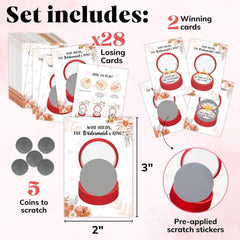 Bridal Shower Scratch Off Game — view 2