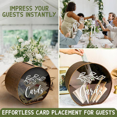 Wooden Wedding Card Box — view 5