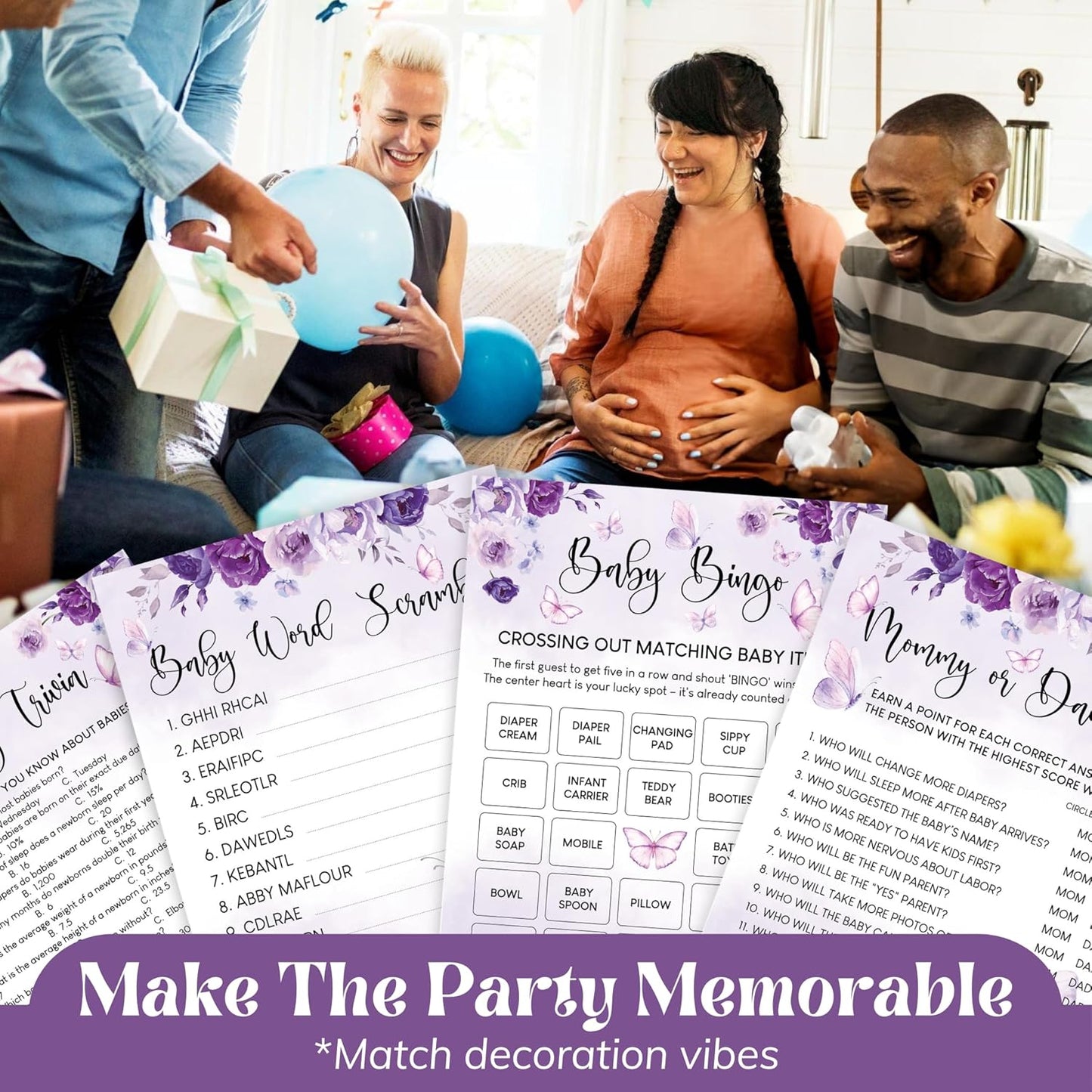 Butterfly Baby Shower Games — photo 3