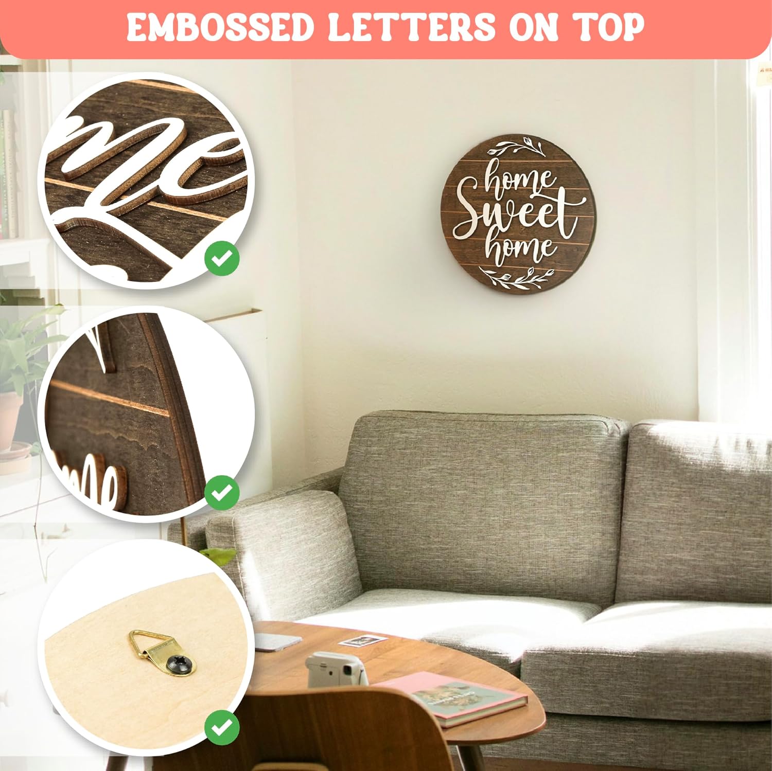 Home Sweet Home Wall Plaque — photo 4