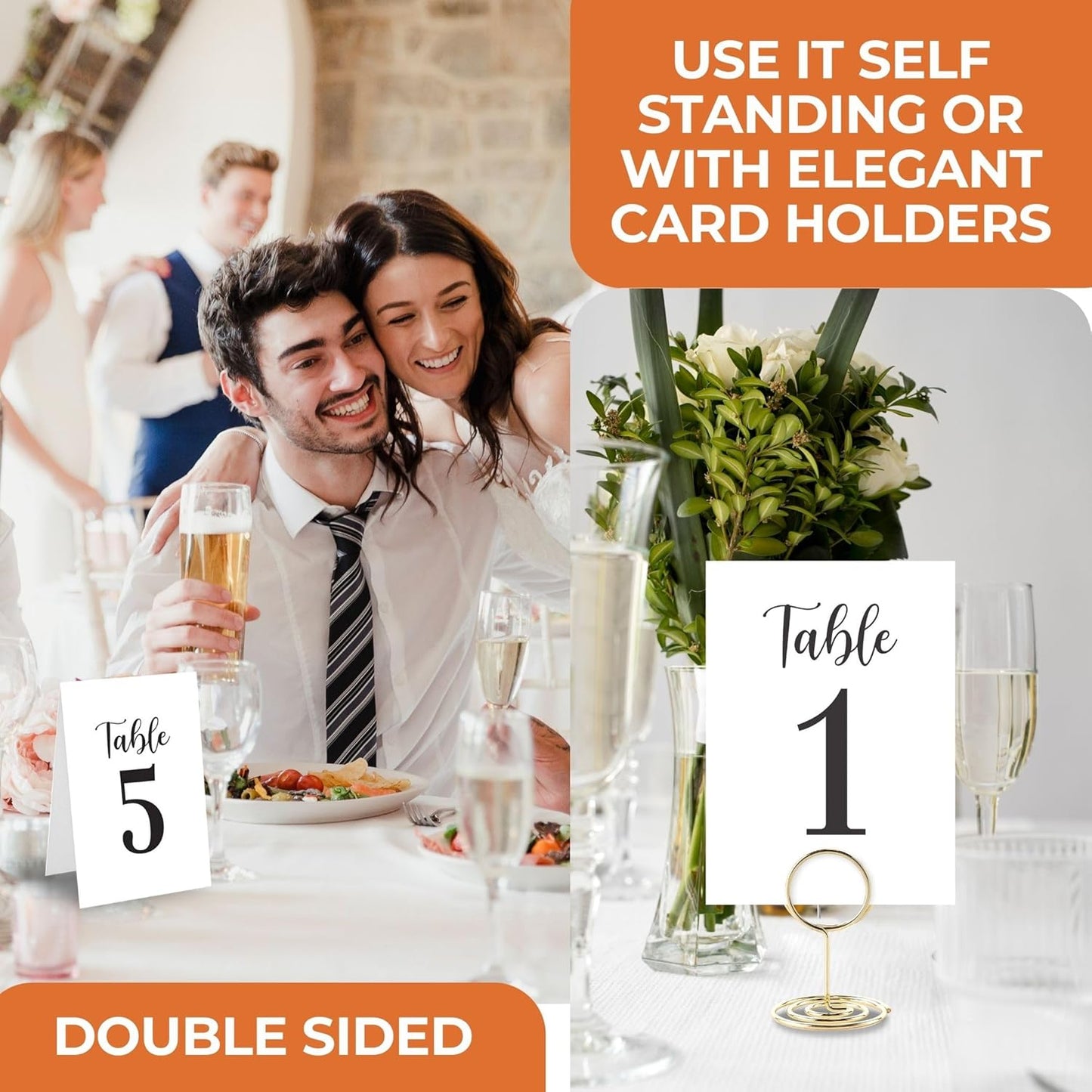 Black Wedding Table Numbers 1-30 — photo 5