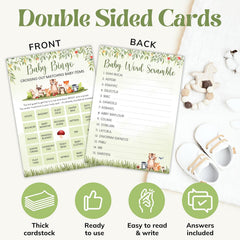 Woodland Baby Shower Games — view 3