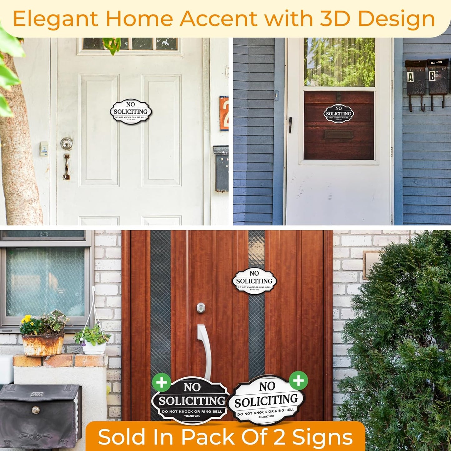 Funny No Soliciting Sign 2 Pack — photo 6