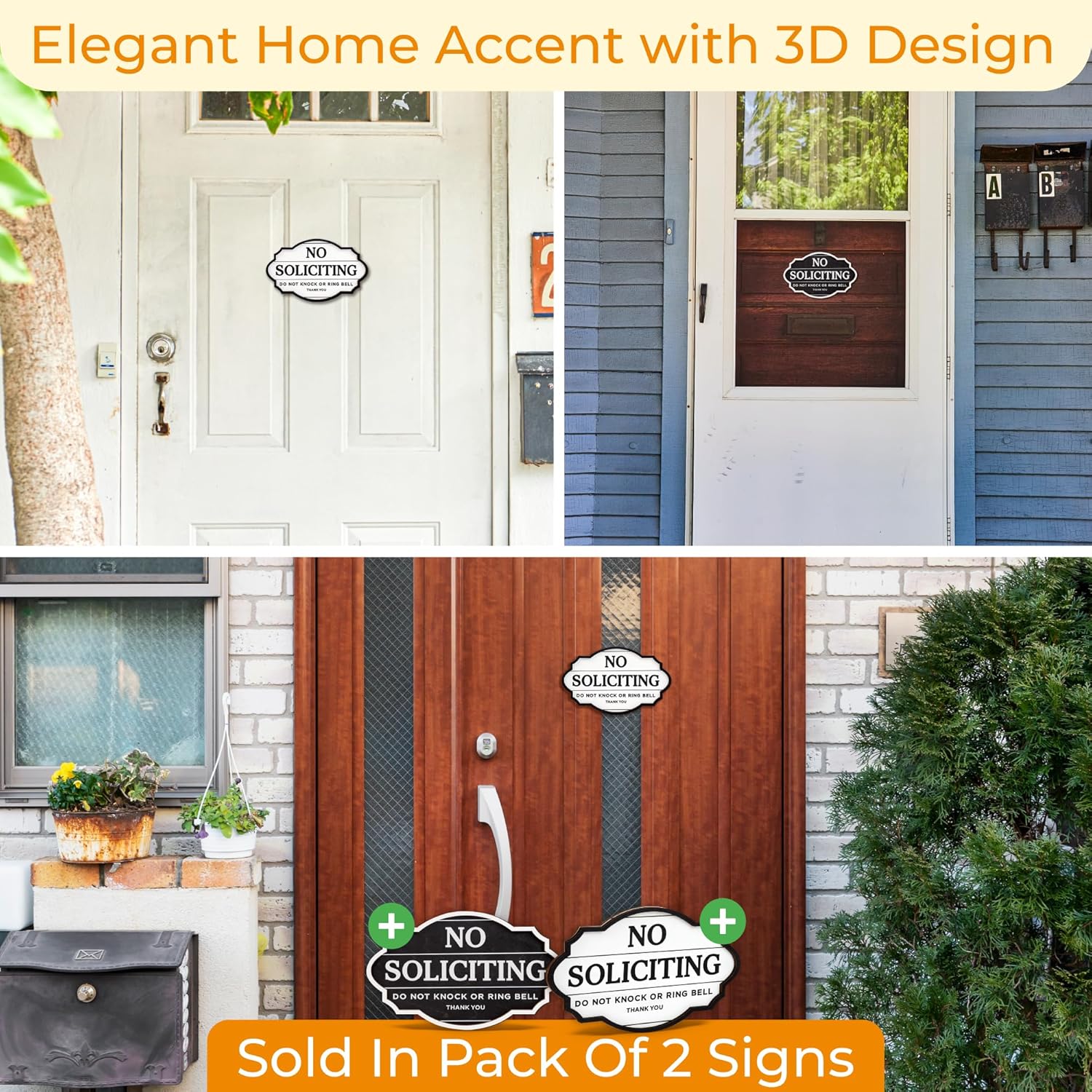 Funny No Soliciting Sign 2 Pack — photo 6