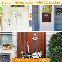Funny No Soliciting Sign 2 Pack — view 6