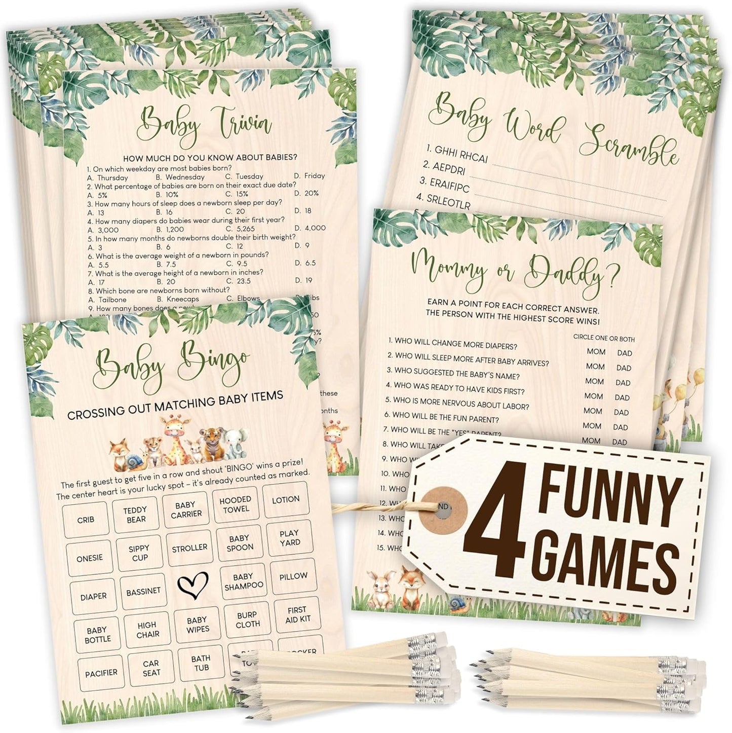 Woodland Baby Shower Games — photo 7