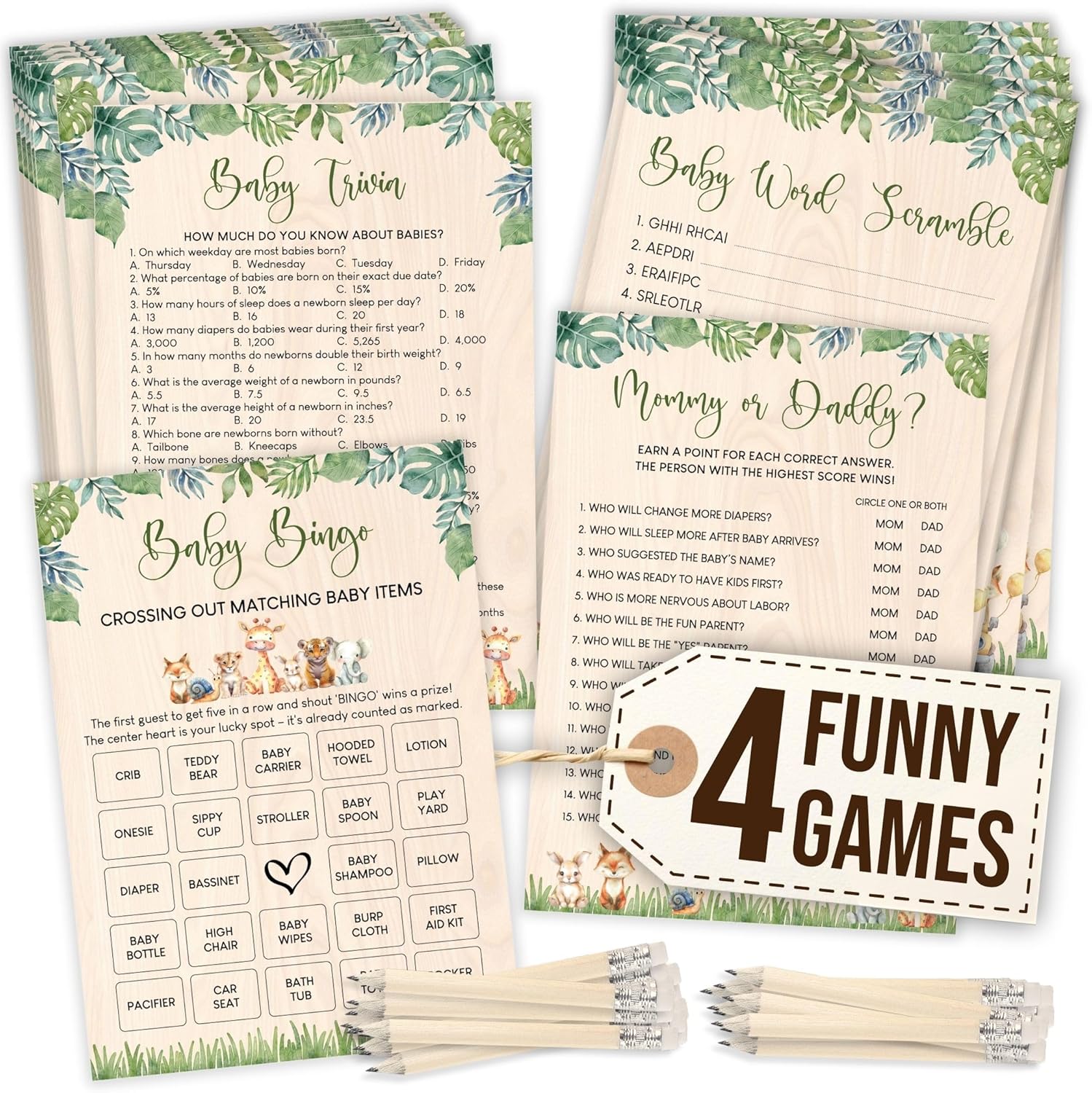 Woodland Baby Shower Games — photo 7