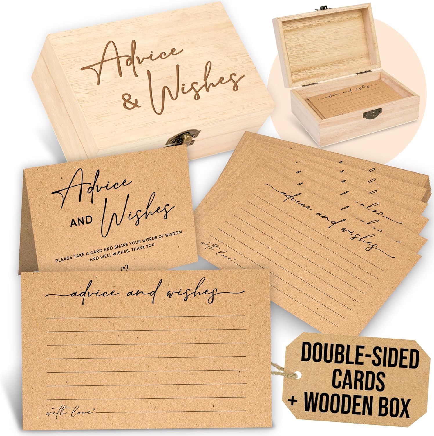 Advice and Wishes Cards Box — photo 1