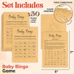 Baby Shower Bingo Gender Neutral — view 2