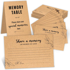 Share A Memory Funeral Cards — view 1