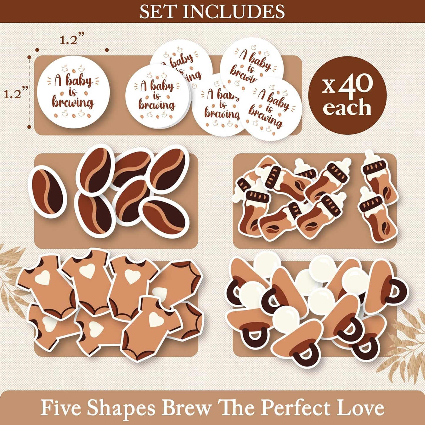 Baby Is Brewing Coffee Confetti — photo 2