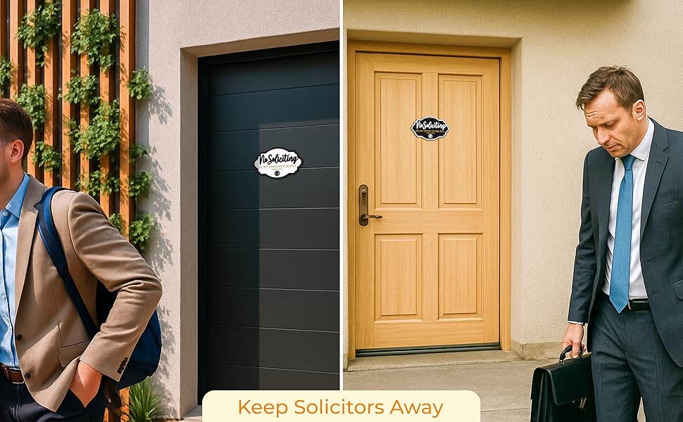 No Soliciting Sign 2 Pack — photo 16