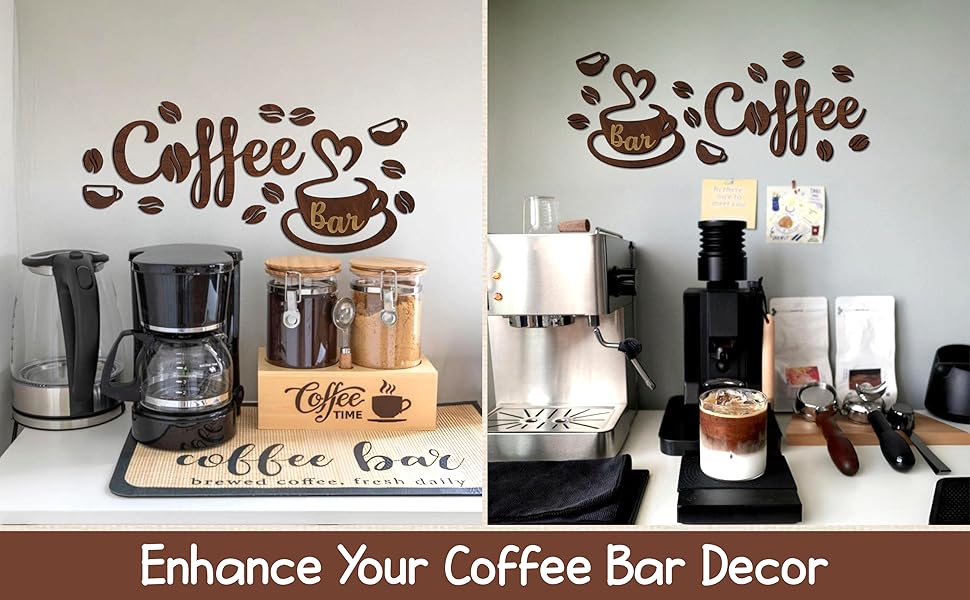 Coffee Bar Signs Kitchen Decor — photo 11