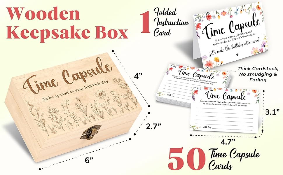 1st Birthday Time Capsule Box — photo 12