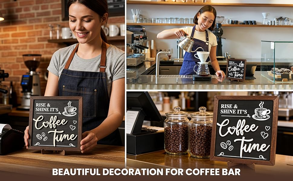 Vintage Coffee Station Signs — photo 13