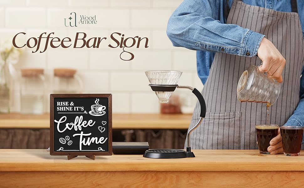 Vintage Coffee Station Signs — photo 11