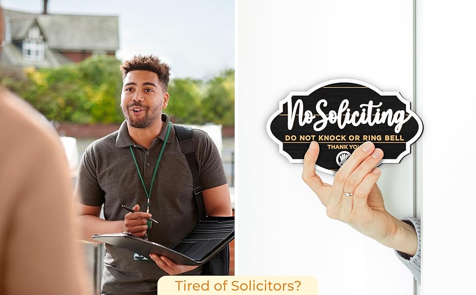 No Soliciting Sign 2 Pack — photo 15