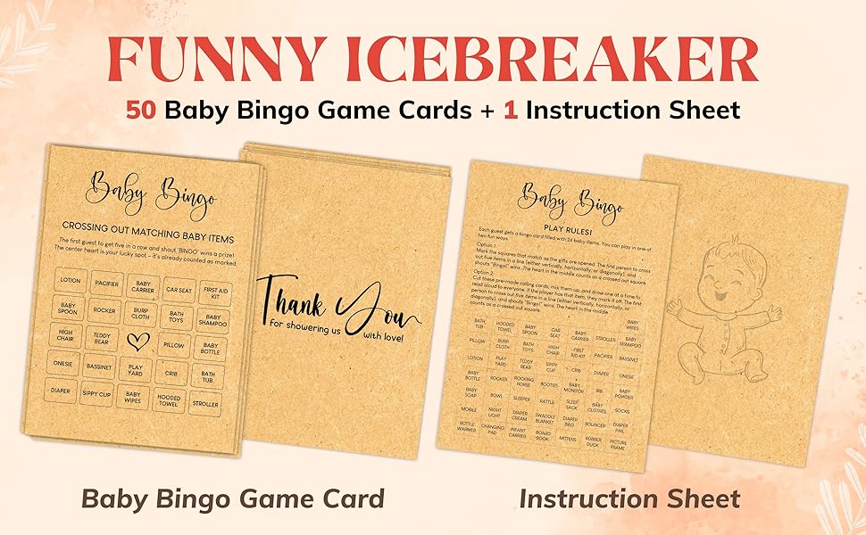 Baby Shower Bingo Gender Neutral — photo 8