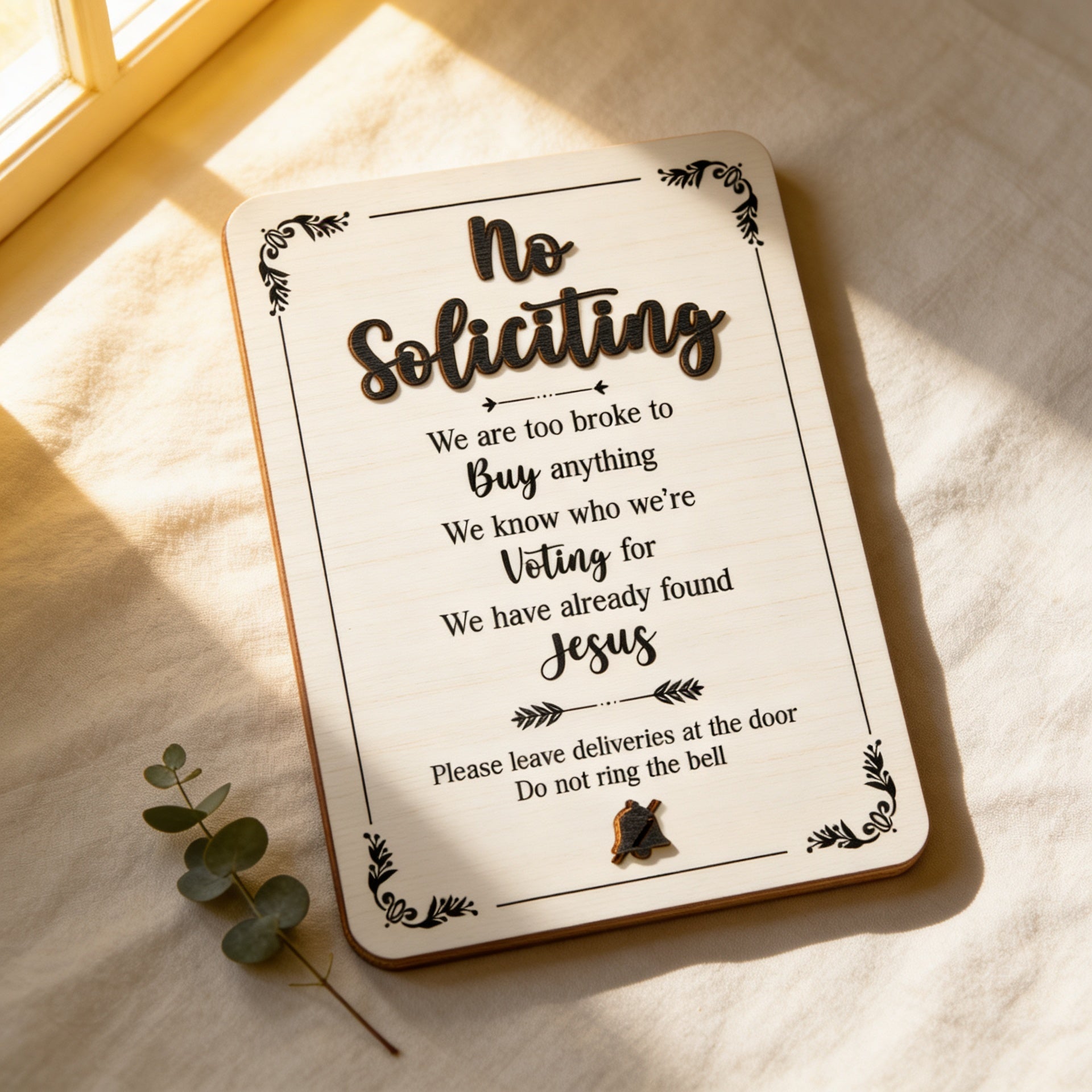 No Soliciting Sign · 2-Pack
